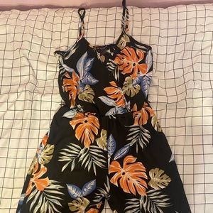 Tropical Patterned Jumpsuit